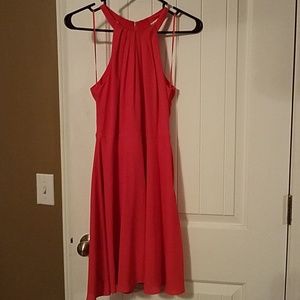 Express pink dress